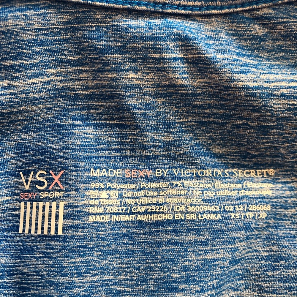 🌺 VS Long Sleeve Zip Up Light Blue XS TP XP Women - Picture 7 of 8